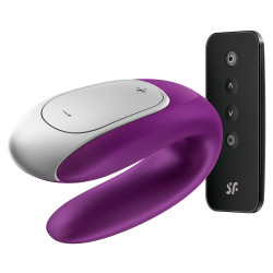 Satisfyer Double stimulateur connecté Double Fun Satisfyer Violet